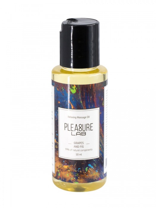 Массажное масло Pleasure Lab Relaxing с ароматом винограда и инжира - 50 мл. - Pleasure Lab - купить с доставкой в Иркутске