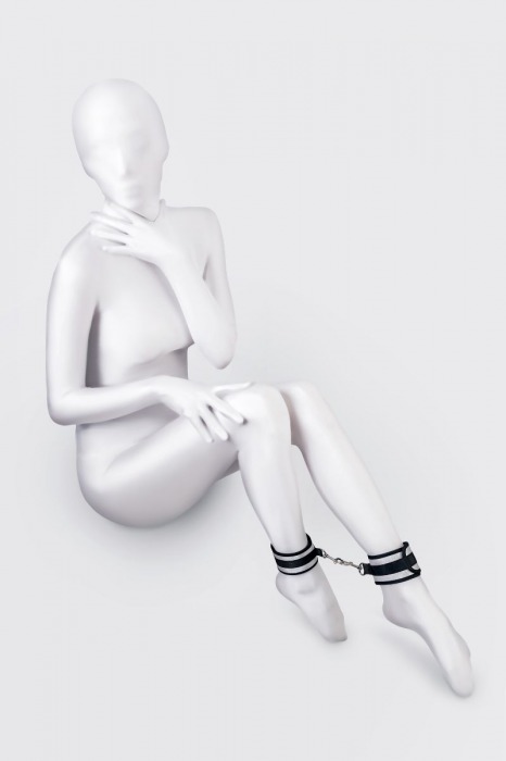 Серебристо-черные оковы Anonymo - ToyFa - купить с доставкой в Иркутске