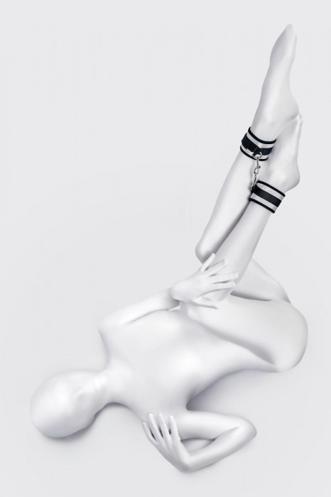 Серебристо-черные оковы Anonymo - ToyFa - купить с доставкой в Иркутске