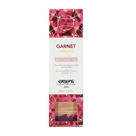 Органическое массажное масло GARNET ARGAN - 100 мл. - Exsens - купить с доставкой в Иркутске
