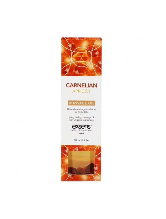 Органическое массажное масло CARNELIAN APRICOT - 100 мл. - Exsens - купить с доставкой в Иркутске