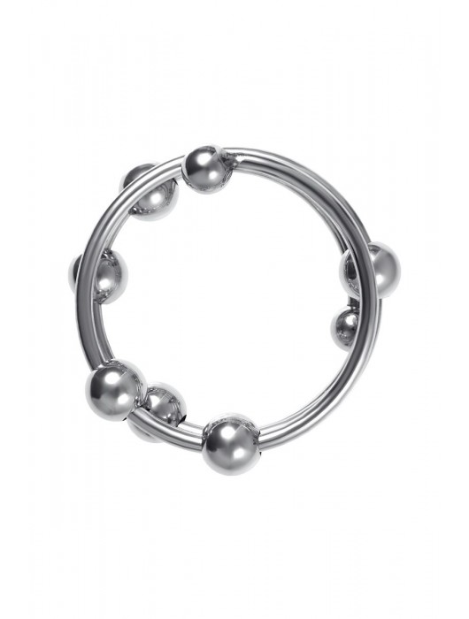 Большое металлическое кольцо под головку пениса - ToyFa - купить с доставкой в Иркутске