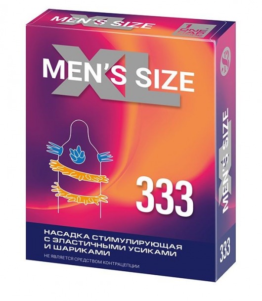 Стимулирующая насадка на пенис MEN SIZE 333 - Sitabella - в Иркутске купить с доставкой