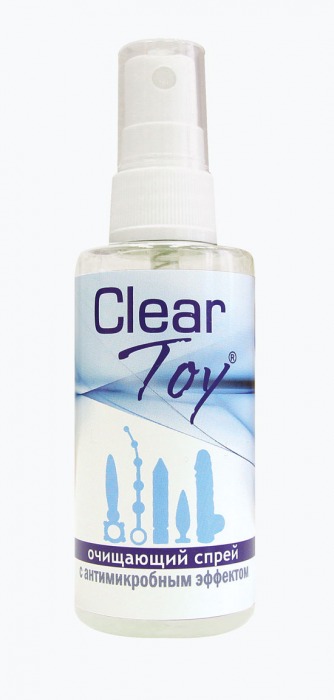 Очищающий спрей Clear Toy с антимикробным эффектом - 100 мл. - Биоритм - купить с доставкой в Иркутске