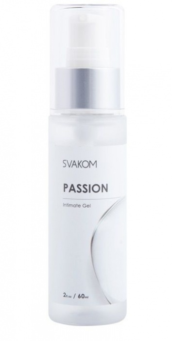 Смазка на водной основе Passion Intimate Gel - 60 мл. - Svakom - купить с доставкой в Иркутске