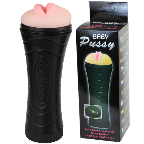 Мастурбатор-ротик  Baby Pussy в колбе без вибрации - Baile - в Иркутске купить с доставкой