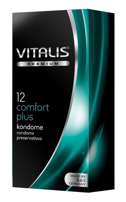 Контурные презервативы VITALIS PREMIUM comfort plus - 12 шт. - Vitalis - купить с доставкой в Иркутске