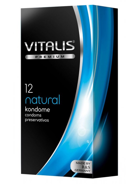 Классические презервативы VITALIS PREMIUM natural - 12 шт. - Vitalis - купить с доставкой в Иркутске