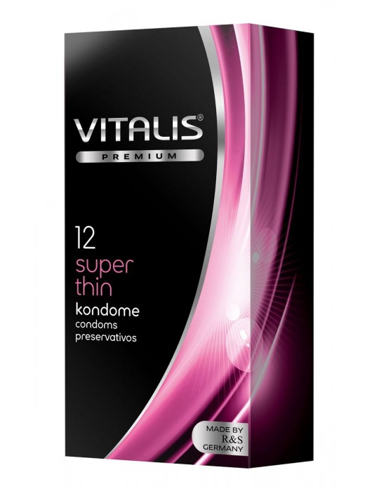 Ультратонкие презервативы VITALIS PREMIUM super thin - 12 шт. - Vitalis - купить с доставкой в Иркутске