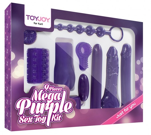 Эротический набор Toy Joy Mega Purple - Toy Joy - купить с доставкой в Иркутске