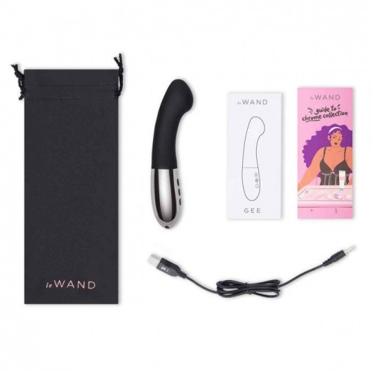 Черный стимулятор для точки G Le Wand GEE - 16,6 см. - Le Wand
