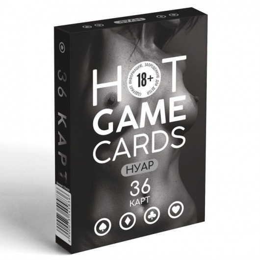 Игральные карты HOT GAME CARDS НУАР - 36 шт. - Сима-Ленд - купить с доставкой в Иркутске