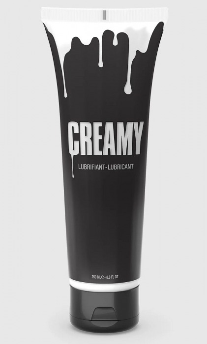 Смазка на водной основе Creamy с консистенцией спермы - 250 мл. - Strap-on-me - купить с доставкой в Иркутске