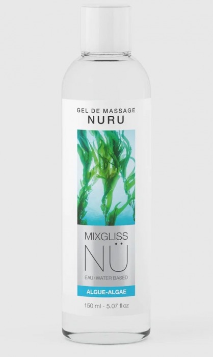 Массажный гель на водной основе Mixgliss NU Algae - 150 мл. - Strap-on-me - купить с доставкой в Иркутске