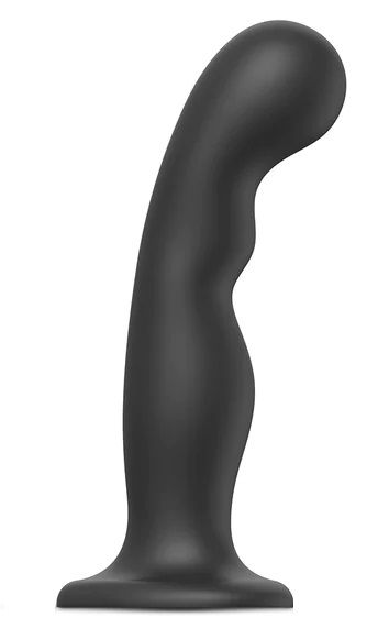 Черная насадка Strap-On-Me Dildo Plug P G size XXL - Strap-on-me - купить с доставкой в Иркутске