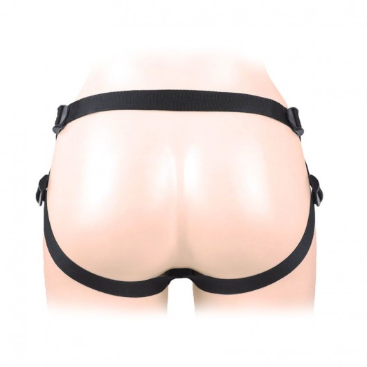 Черные трусики в комплекте с коннектором и насадкой - Notabu - купить с доставкой в Иркутске