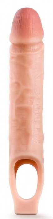 Телесная насадка на пенис 10 Inch Cock Sheath Extender - 25 см. - Blush Novelties - в Иркутске купить с доставкой