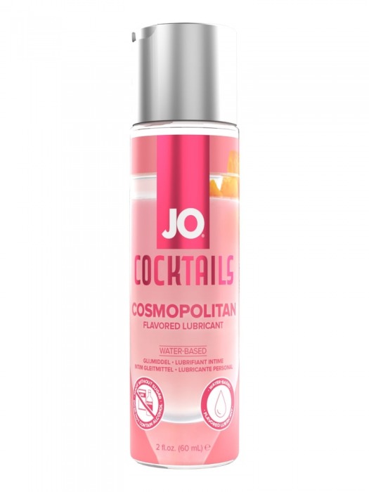 Вкусовой лубрикант на водной основе JO Cocktails Cosmopolitan - 60 мл. - System JO - купить с доставкой в Иркутске