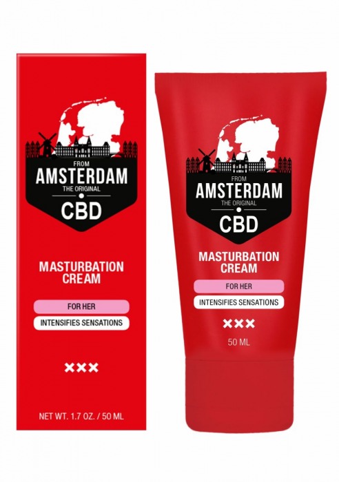 Крем для мастурбации для женщин CBD from Amsterdam Masturbation Cream For Her - 50 мл. - Shots Media BV - купить с доставкой в Иркутске