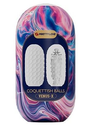 Мастурбатор в форме яйца Coquettish Balls - Baile - в Иркутске купить с доставкой