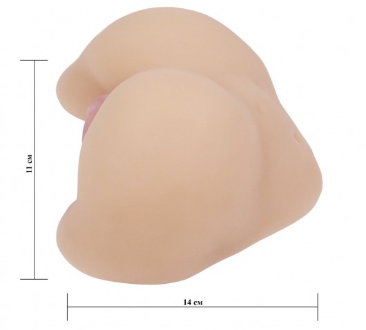 Вибровагина из киберкожи с выносным пультом - LOVETOY (А-Полимер) - в Иркутске купить с доставкой