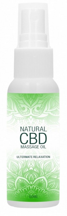 Массажное масло Natural CBD Massage Oil - 50 мл. - Shots Media BV - купить с доставкой в Иркутске