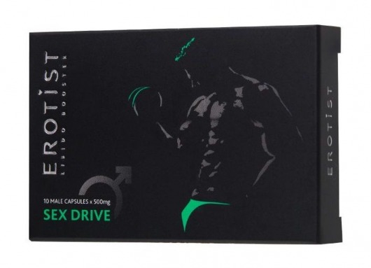 Капсулы для мужчин для повышения либидо Erotist SEX DRIVE - 10 капсул (500 мг.) - Erotist Libido Booster - купить с доставкой в Иркутске
