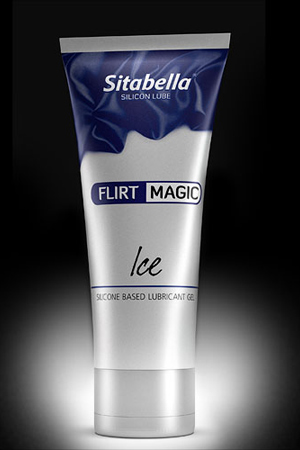 Силиконовая гель-смазка FLIRT MAGIC Ice с лёгким пролонгирующим эффектом - 75 мл. - Sitabella - купить с доставкой в Иркутске