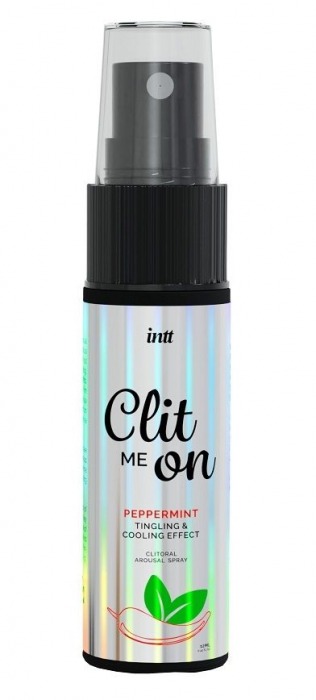 Клиторальный возбуждающий спрей Clit Me On Peppermint - 12 мл. - INTT - купить с доставкой в Иркутске