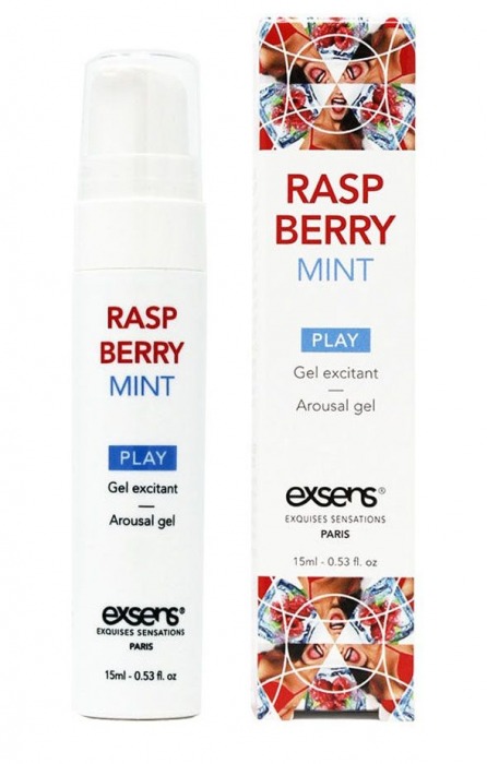 Возбуждающий гель Raspberry Mint с ароматом малины и мяты - 15 мл. - Exsens - купить с доставкой в Иркутске