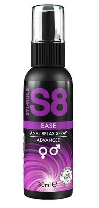 Расслабляющий анальный спрей S8 Ease Anal Relax Spray - 30 мл. - Stimul8 - купить с доставкой в Иркутске