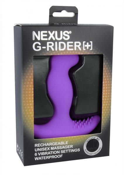 Фиолетовый вибромассажер простаты Nexus G-Rider+ - 12,6 см. - Nexus Range - в Иркутске купить с доставкой