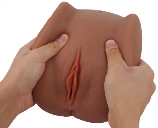 Мастурбатор Black Beauty - вагина и анус - S-HANDE - в Иркутске купить с доставкой