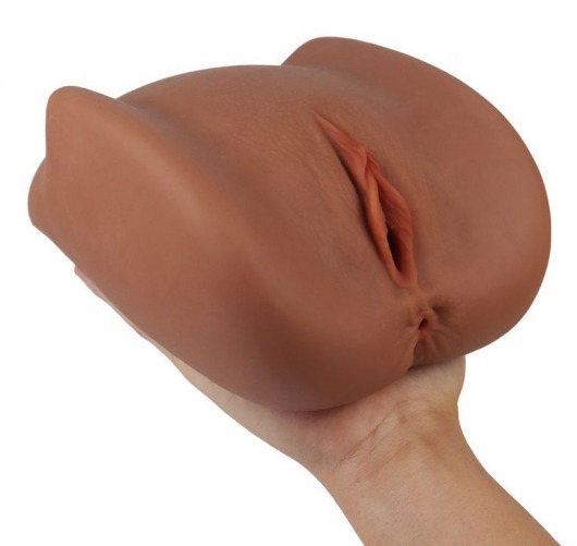 Мастурбатор Black Beauty - вагина и анус - S-HANDE - в Иркутске купить с доставкой Мастурбатор Black Beauty - вагина и анус - S-HANDE - в Иркутске купить с доставкой