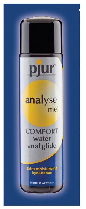 Анальный лубрикант pjur ANALYSE ME Comfort Water Anal Glide - 2 мл. - Pjur - купить с доставкой в Иркутске