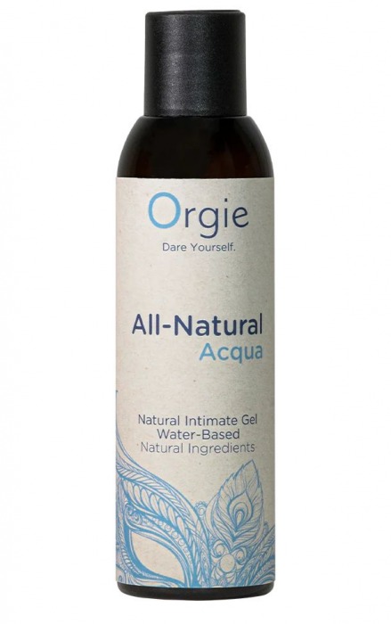 Интимный гель на водной основе Orgie All-Natural Acqua - 150 мл. - ORGIE - купить с доставкой в Иркутске