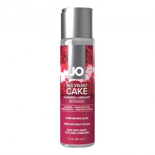 Лубрикант на водной основе JO H2O Red Velvet Cake Flavored Lubricant - 60 мл. - System JO - купить с доставкой в Иркутске