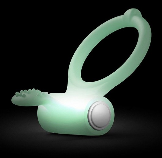 Светящееся в темноте эрекционное виброкольцо Power Clit - Dorcel - в Иркутске купить с доставкой