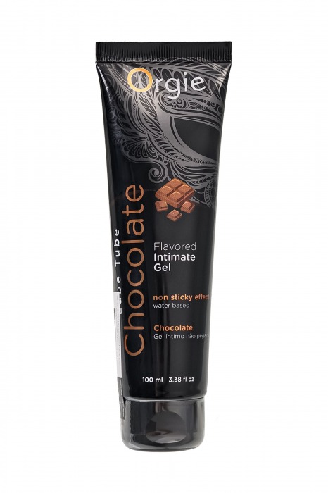 Интимный гель на водной основе Lube Tube Chocolate с шоколадным вкусом - 100 мл. - ORGIE - купить с доставкой в Иркутске
