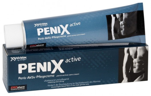Возбуждающий крем для мужчин PeniX active - 75 мл. - Joy Division - купить с доставкой в Иркутске