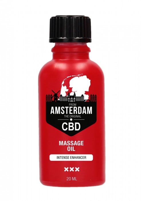 Стимулирующее масло Intense CBD from Amsterdam - 20 мл. - Shots Media BV - купить с доставкой в Иркутске