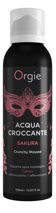 Хрустящая пенка для массажа Orgie Acqua Croccante Sakura с ароматом сакуры - 150 мл. - ORGIE - купить с доставкой в Иркутске