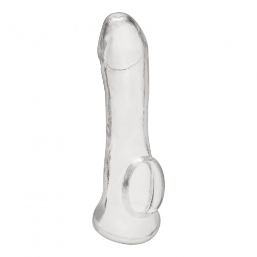 Прозрачная насадка на пенис Transparent Penis Enhancing Sleeve Extension - 15,9 см. - BlueLine - в Иркутске купить с доставкой