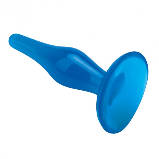 Голубой анальный плаг Easy Insertion Plug - 12 см. - BlueLine