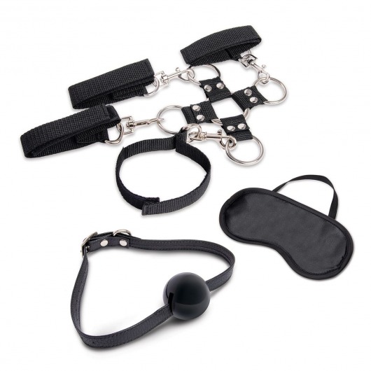 Набор для фиксации из 7 предметов Hogtie   Ball Gag Kit - Lux Fetish - купить с доставкой в Иркутске