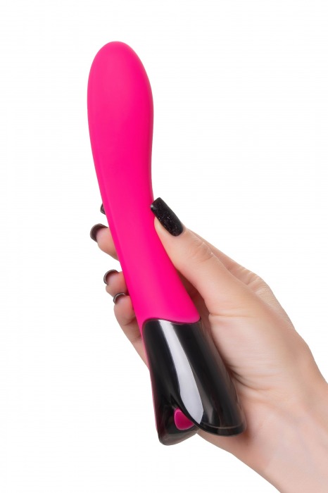 Ярко-розовый вибратор Mecawn - 20,5 см. - ToyFa
