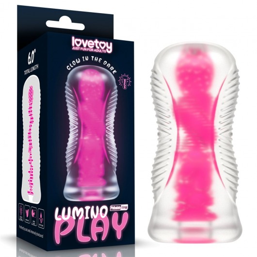 Светящийся в темноте мастурбатор 6.0 Lumino Play Masturbator - Lovetoy - в Иркутске купить с доставкой