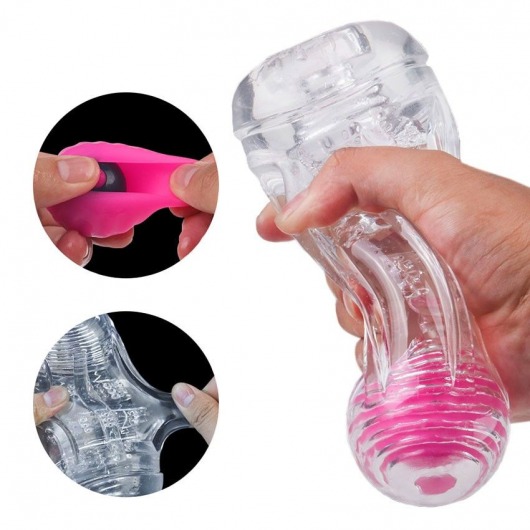 Прозрачный вибромастурбатор Space Capsule-RСT - S-HANDE - в Иркутске купить с доставкой