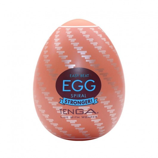 Мастурбатор-яйцо Tenga Egg Spiral - Tenga - в Иркутске купить с доставкой