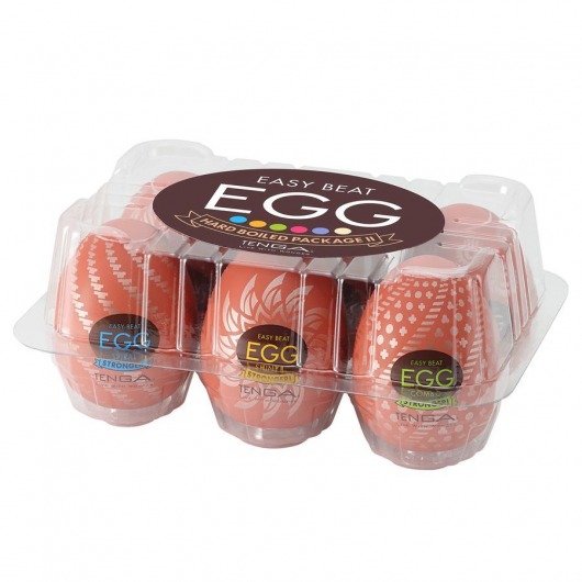 Набор из 6 мастурбаторов-яиц Tenga Egg Variety Pack V - Tenga - в Иркутске купить с доставкой